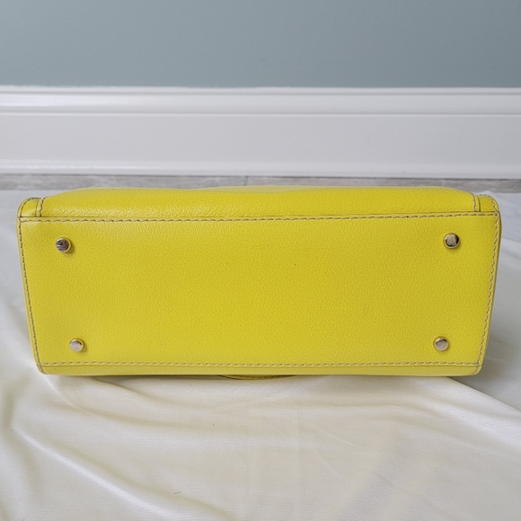 NWOT Kate Spade Yellow Leather Shoulder Bag - Picture 10 of 10
